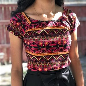 Patterned top